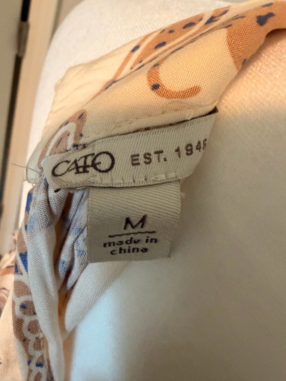 Cato Beige Paisley Halter Maxi Dress - Picture 3 of 3